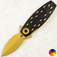 Нож QSP Beetle, Bronze14C28N, G10 Black, QS162-C